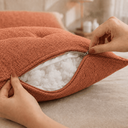 Ver imagem 4 de Almofada Encosto Triangular Cama Leitura Cabeceira Boucle