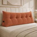 Ver imagem 1 de Almofada Encosto Triangular Cama Leitura Cabeceira Boucle