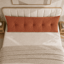 Ver imagem 2 de Almofada Encosto Triangular Cama Leitura Cabeceira Boucle