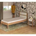 Ver imagem 6 de Quarto Solteiro 3 Peças Qt1 Amendoa Branco