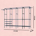 Ver imagem 5 de Guarda-roupa Organizador com 4 Colunas