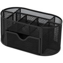 Ver imagem 1 de Organizador de Mesa, Porta Caneta, Porta Lápis, Metal Aramado, Preto, 21x11cm, Gv Office Porta Canet