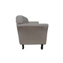 Ver imagem 5 de Kit Namoradeira + 1 Poltrona Decorativa Dália Bouclé Cinza Claro