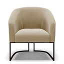 Ver imagem 3 de Cadeira Sala de Jantar Base Industrial Preto Stella Suede D03 - D’Rossi