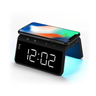 Carregador Por Indução E Relógio Despertador Com Luminaria - 1