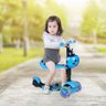 Patinete Infantil 3 Rodas Luz Led Bicicleta sem Pedal Equilíbrio Scooter Assento Joaninha Freio Cria - 9