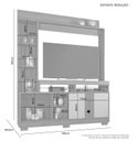 Ver imagem 2 de Estante Sedução Jcm Móveis Cinamomo/off White