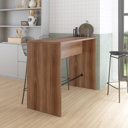 Bancada de Cozinha Multimóveis CR20057 Castanho - 1