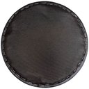 Ver imagem 3 de Kit 08 Assentos Redondo Banqueta Cadeira Estofados Poltronas H02 Corino Preto 25 cm - Lyam Decor Ass