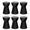 Ver imagem 1 de Conjunto com 6 Banquetas Sili Preto