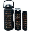 Ver imagem 1 de Garrafas Água Frases Treino Academia 2l 900ml 300ml Kit 3pçs