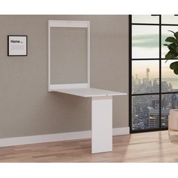 Mesa Dobrável de Parede – 2 Lugares (1 metro) – Open Up Branco - 3