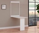 Ver imagem 3 de Mesa Dobrável de Parede – 2 Lugares (1 Metro) – Open Up Branco