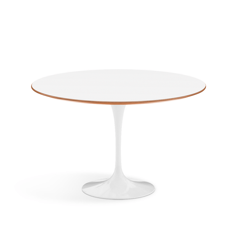 Conjunto Mesa Saarinen Branca 120cm e 5 Cadeiras Leda Preta - 2
