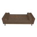 Ver imagem 3 de Recamier Baú Félix Solteiro 140 cm Suede - Doce Sonho Móveis ML/R1/FELIX/140/B/S Marrom