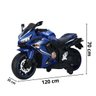 Mini Moto Motinha Elétrica Infantil Bateria 12v Som Farol Led Brinqway Bw301 - 2