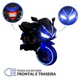 Mini Moto Motinha Elétrica Infantil Bateria 12v Som Farol Led Brinqway Bw301 - 5