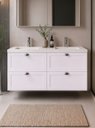 Ver imagem 1 de Gabinete para Banheiro 120cm Retro MDF Branco Milano - On Móveis