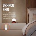 Ver imagem 3 de Abajur Luminaria de Mesa Dama Moderno com Globo Vidro e Lâmpada Branco Frio
