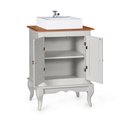 Ver imagem 2 de Balcão Hannover 0,60m com Cuba - 3057 Mmj-lz Lz-off White/garapa