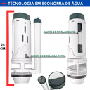 Ver imagem 2 de Kit Reparo Mecanismo Completo Caixa Acoplada para Vaso Incepa Dual Flush 1.6gpf 6.0lpf