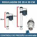 Ver imagem 5 de Kit Reparo Mecanismo Completo Caixa Acoplada para Vaso Incepa Dual Flush 1.6gpf 6.0lpf