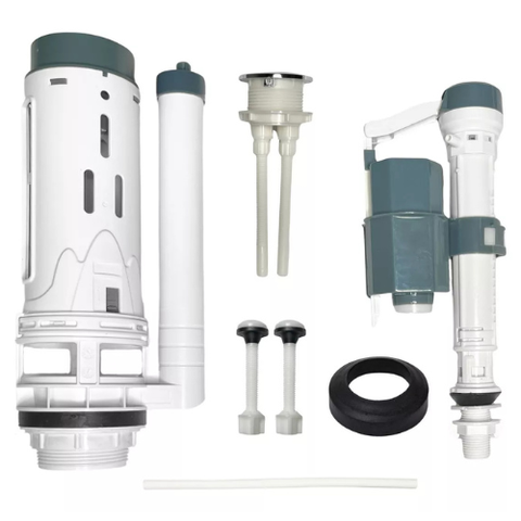 Kit Reparo Mecanismo Completo Caixa Acoplada para Vaso Incepa Dual Flush 1.6gpf 6.0lpf