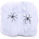 Ver imagem 3 de Teia de Aranha Halloween Festa Tematica Kit 5 Uni Decoraçao Realista Dia Das Bruxas Susto Medo Terro