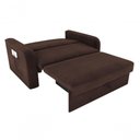 Ver imagem 3 de Sofá Cama Daiane 2 Lugares com Baú Suede Marrom Matrix