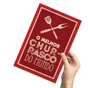 Ver imagem 4 de Kit 5 Quadros Decorativos Sala Cozinha Churrasco Frases