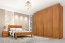 Ver imagem 5 de Guarda Roupa Casal 6 Portas 6 Gavetas 100% Mdf Fortuna S/ Espelho S/ Pés - Tcil Cinamomo