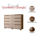 Ver imagem 4 de Cômoda Gaveteiro Georgia Carvalho Fendi - Moval