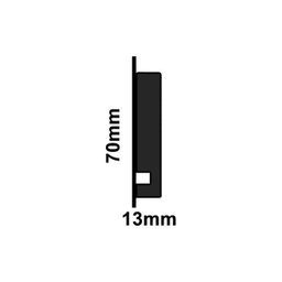 Guarnição 3451 Preto de Poliestireno com 7 Cm Santa Luzia - 2