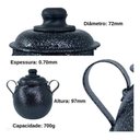 Ver imagem 2 de Açucareiro Bojudo de Mesa Modelo Bojudo Preto - Cromado