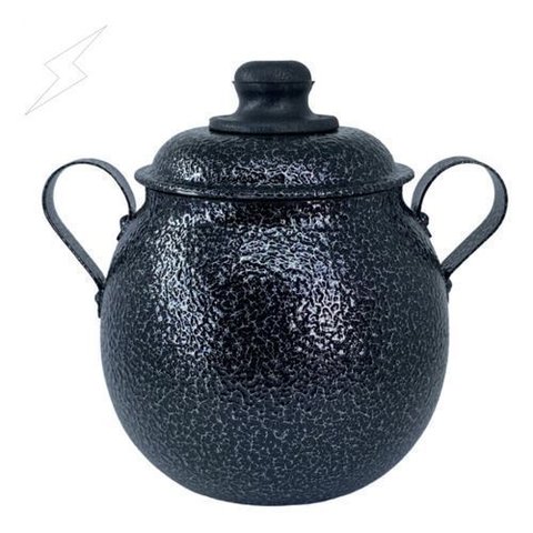 Açucareiro Bojudo de Mesa Modelo Bojudo Preto - Cromado