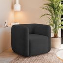 Ver imagem 5 de Poltrona Sala de Estar Decorativa Laguna Veludo K01 - D'Rossi Cor Preto