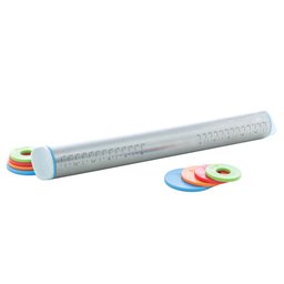 Rolo para Massa de Aço Inox Ajustável 6,5cm X 44cm - Wolff - 2