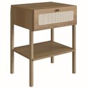 Ver imagem 1 de Mesa de Cabeceira 1 Gaveta Palhinha 27932 Linha Oslo Hanover Artesano