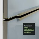 Ver mais imagens de Kit com 2 Balcões de Cozinha Madesa Lux 4 Portas 3 Gavetas (Sem Tampo e Pia) Branco/Cinza
