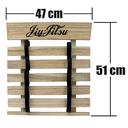 Ver imagem 6 de Quadro Porta Faixas de Jiu Jitsu - Pinus
