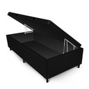 Ver imagem 3 de Box Baú Max Ultra Suede Preto Solteiro 88x188x42cm