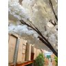 Planta Artificial Árvore Cerejeira Branca Artificial Realista Planta com 3m - 4