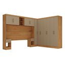 Ver imagem 3 de Guarda-roupa Casal Modulado Soberano 11 Portas 5 Gavetas 100% Mdf Cinamomo/cappuccino - Panorama Móv