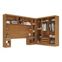 Ver imagem 2 de Guarda-roupa Casal Modulado Soberano 11 Portas 5 Gavetas 100% Mdf Cinamomo/cappuccino - Panorama Móv