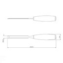 Ver imagem 2 de Formão Chanfrado 1.1/2" Tramontina em Aço Cromo Vanádio com Cabo Injetado Tramontina