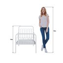 Ver imagem 7 de Cama Solteiro de Ferro Nina:branco