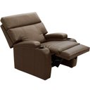 Ver imagem 6 de Poltrona do Papai Fixa Sala de Estar Kim T03 Couro Soft Marrom - Lyam Decor