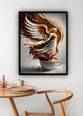 Ver imagem 2 de Quadro Decorativo Xícara Chocolate Anjo - 70x50cm:moldura Preta