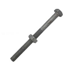 Kit 5 Parafuso Galv Fogo Poste Padrao 16x250mm 5/8x10" M16 - 2