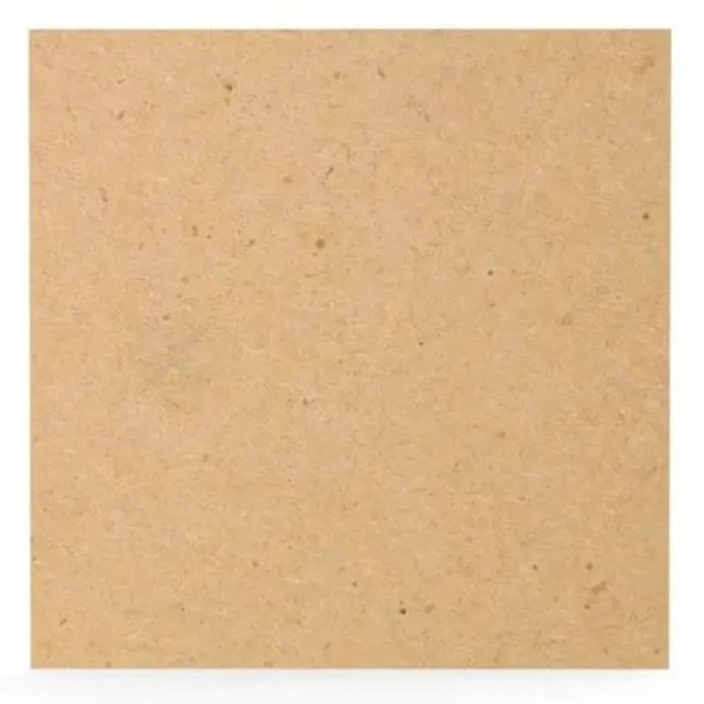 Chapa De Mdf Cru 3mm Placas 20x20 Artesanato 60 Unid. Arte na Arte